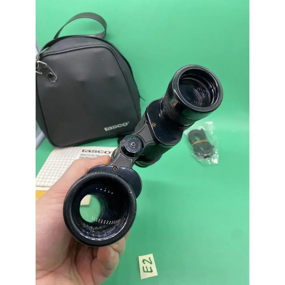 Tasco Binoculars 7x35mm 15-7x35 Case,Lens Cap Zip Focus Cleaning Cloth,Manual